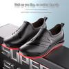 Men's Mid-Calf Non-Slip Fleece-Lined Rubber Rain Boots for Fashion, Work, and Outdoor Activities