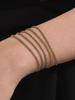Mili Super Sparkle Diamond Thin Band Bracelet - 18K Gold Zirconium Stainless Steel Jewelry, Fashionable & Stackable.