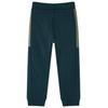 Pantalon de survêtement enfants avec cordon de serrage vert mousse 92/104/116/128/140