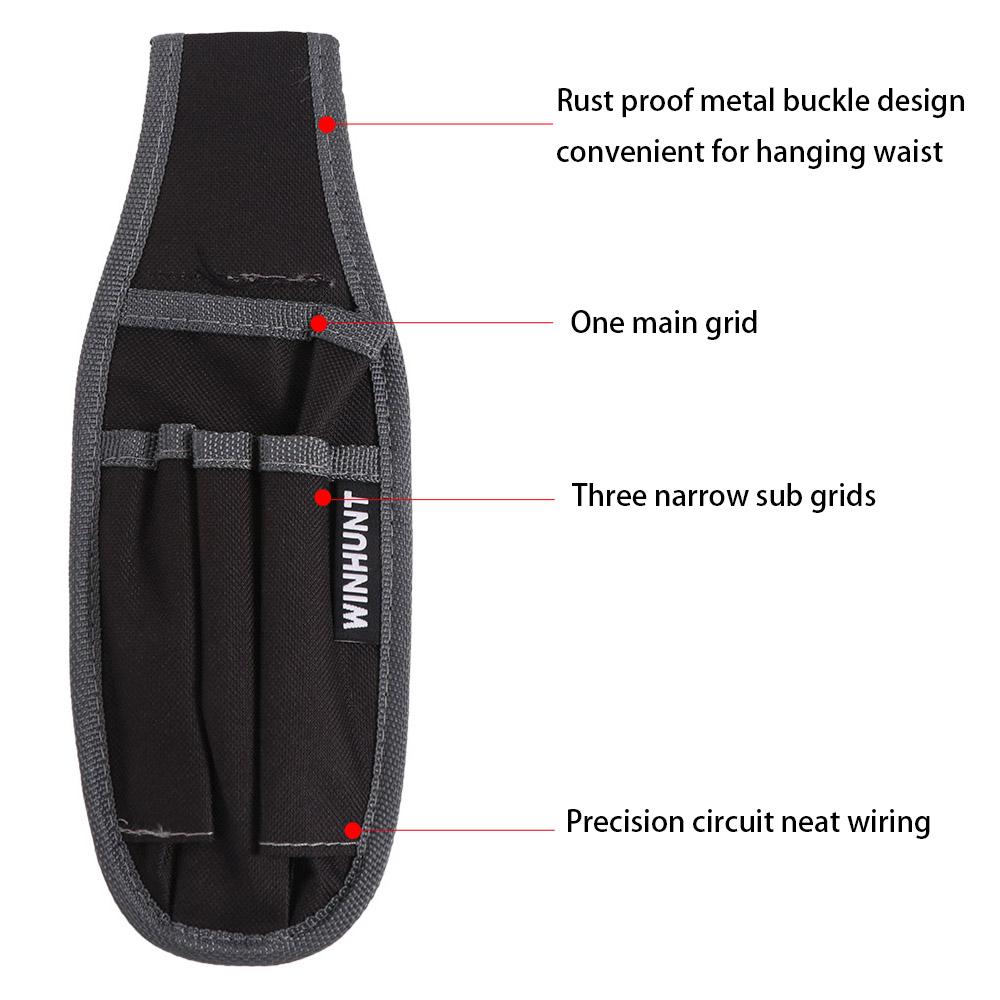Oxford Cloth Tool Waist Bag Wear-resistant Electrician Tool  Bag Durable Tool  Belt  Woodworking