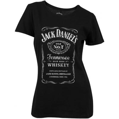 Jack Daniels Label Logo Womens T-Shirt