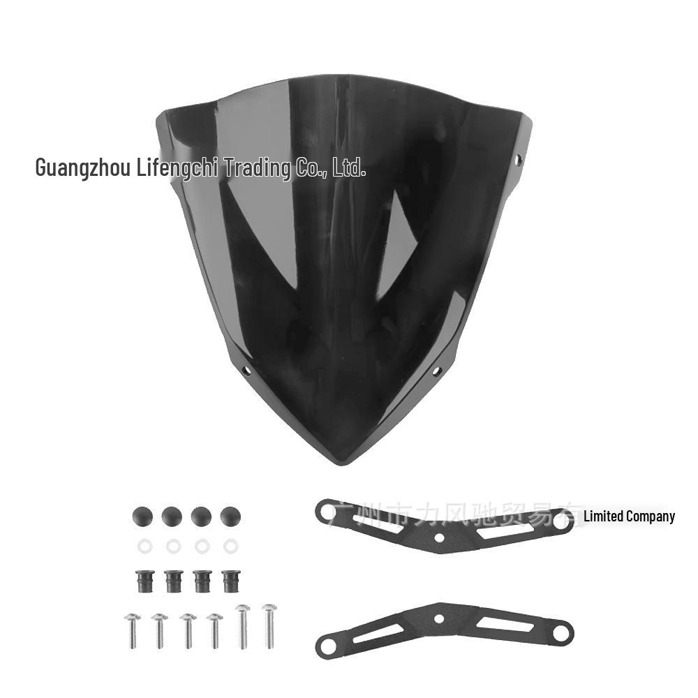 Compatible with Yamaha MT03/MT25 (2020+) Front Windshield Deflector.