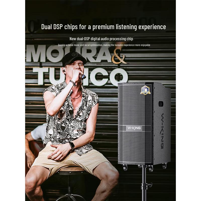 W-King K20Pro 360W High-Power Bluetooth Speaker with Dual Mics CN Plug (adapter Included)
