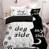 New 3D Digital Printing Dog Quilt Cover Three-Piece Set, Sales, Japan