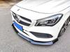 Compatible Rear Spoiler and Brabus Front Lip Kit for 2013-2019 Mercedes-Benz CLA-Class W117 with AMG Modifications
