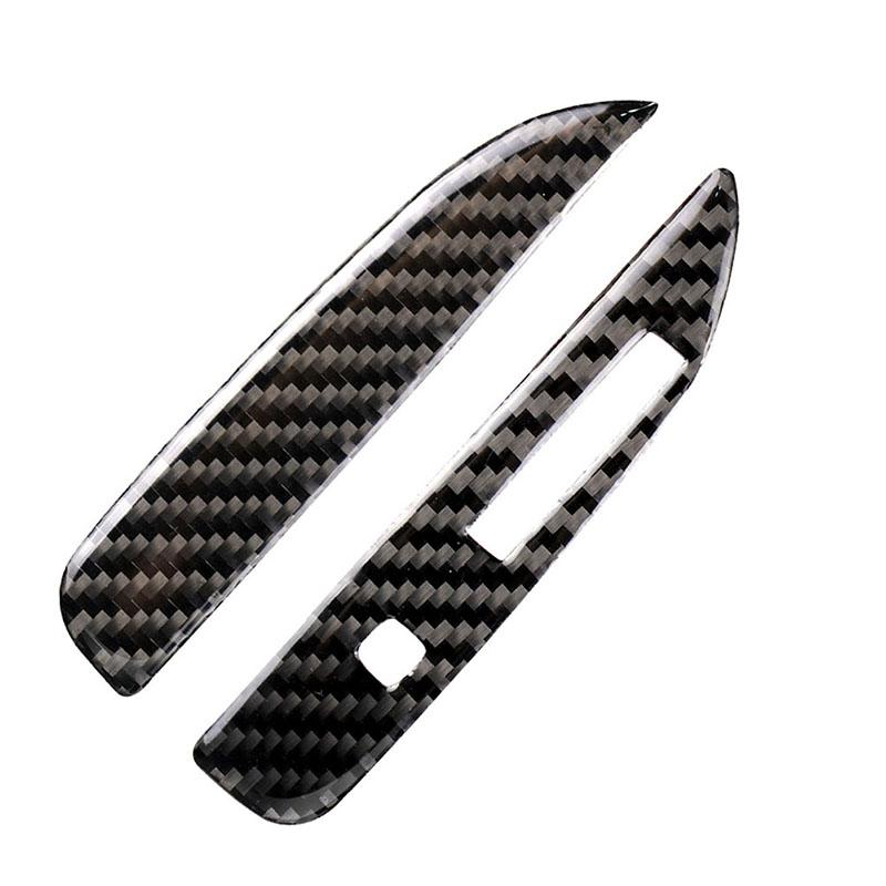 

For Ford Mustang 2015-2019 With Navigation System Black Car Interior Decoration Protection Carbon Fiber Sticker