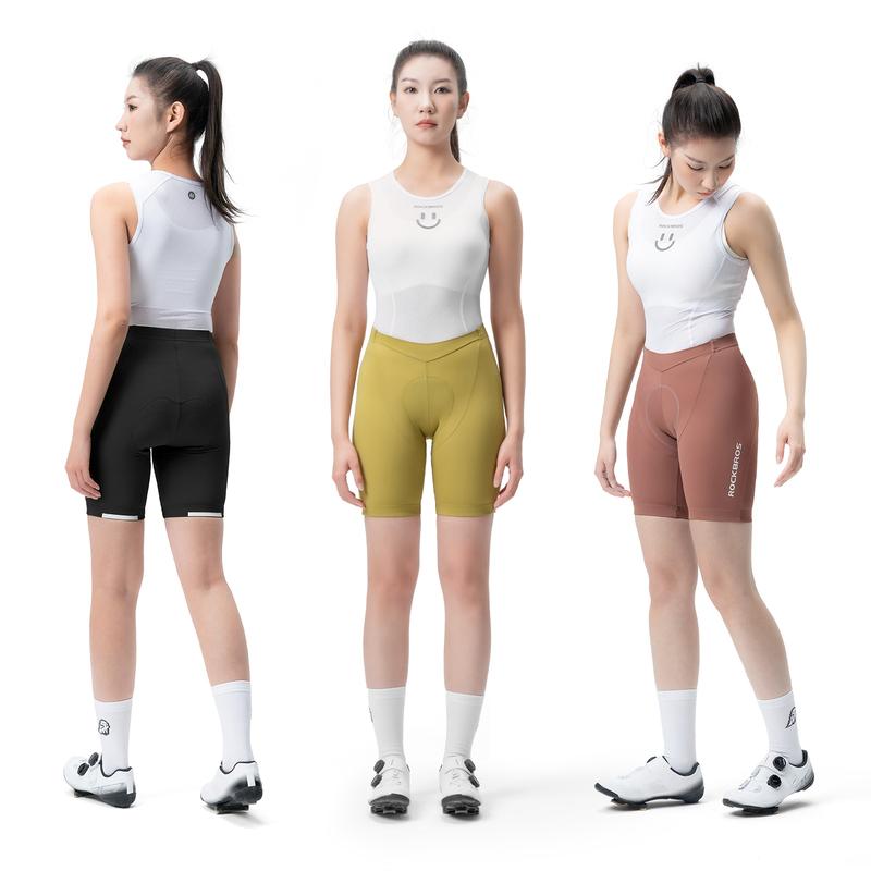 ROCKBROS Summer Women Bicycle Shorts 3D Pad Shockproof Breathable Quick Dry Sport Bike Tights MTB Road Cycling Shorts Pants