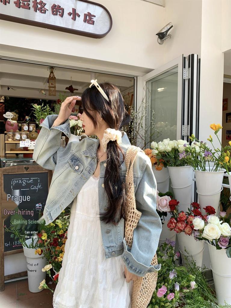 High-End French White Spaghetti Strap Dress - Summer 2026 Beach Vacation Style for Girls & Women