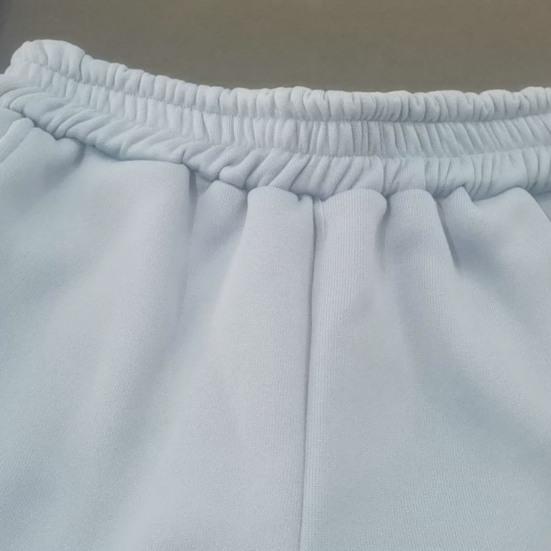 2 Stück/Set Herbst Sweatshirt Hosen Set Locker Warm Stehkragen Elastischer Bund