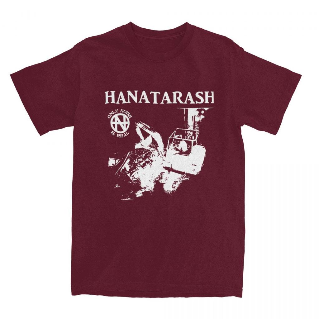 Hanatarash T Shirt Man Music Rock Funny Cotton T-Shirts Summer O-Neck Fashion Tee Shirt Hot Sale Oversize Tops