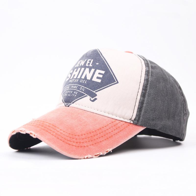 Baseballmütze aus gewaschenem Stoff für Herren und Damen, Herbst- und Reisevisier, Außenhandel, heißer Hut