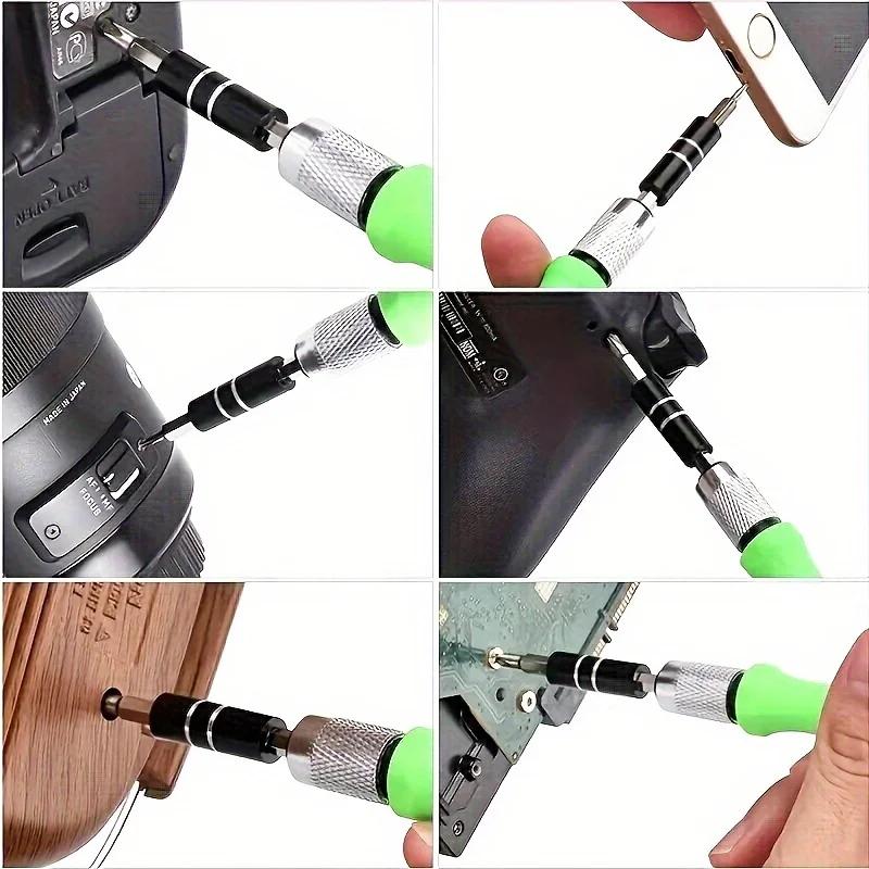 32 In 1 Multifunctional Screwdriver Set with 30 PCS Torx Phillips Magnetic Screw Driver Bits Mini Repair Tool for Phone Watch PC