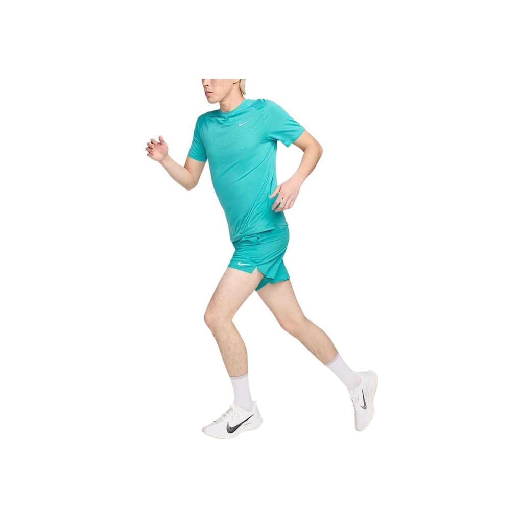 Nike Dri-FIT ADV Stride Schnelltrocknend Bequem Atmungsaktiv Kurzarm T-Shirt Herren Oberteile Grün HV5204-345