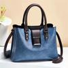 Large Capacity Retro Style Handbag For Women With Multi-functional Pockets And Zipper Closure