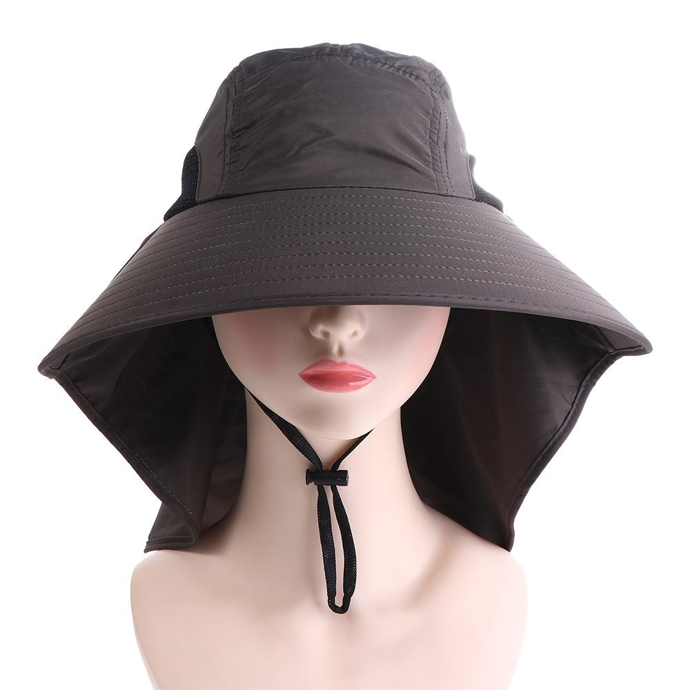 Рыболовная кепка Туристические шляпы с защитой шеи Длинный широкий козырек Летняя солнцезащитная кепка Шляпа с защитой шеи Широкополая панама Рыбацкие шляпы