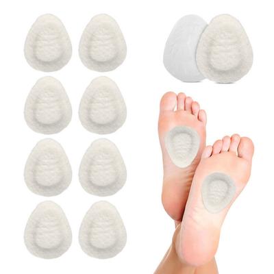 5 Pairs Metatarsal Felt Pads Breathable Forefoot Sole Foot Pad for Foot Discomfort Relief for