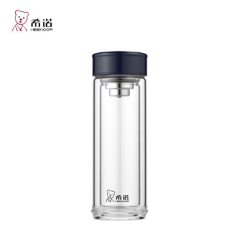 

Xeno Double-Layer Portable Glass Water Bottle