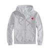 HEYPLAY Peach Heart Japanese Streetwear Unisex Hooded Zip-Up Sweatshirt
