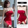 Sex Underwear Female Sexy Suspender Tube Top Lace Splicing Strap Long Skirt Bed Free