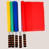 Professional Referee Flag Multi-color with Sponges Handle Linesman Flags Waterproof Issuing Flags Volleyballs Football Supplies