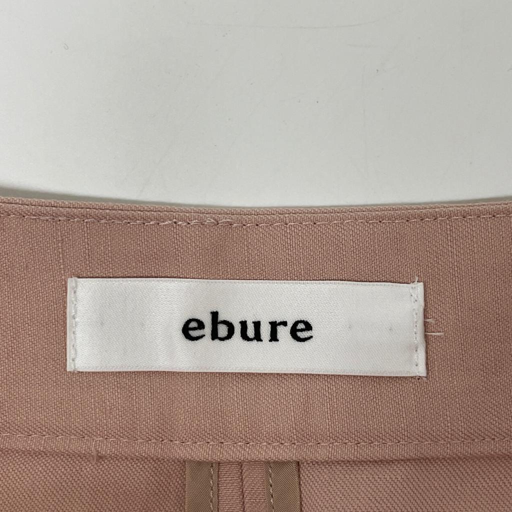 Ebure SLinen Cotton Twill Flare Skirt Long Skirt 36 pinkUsed