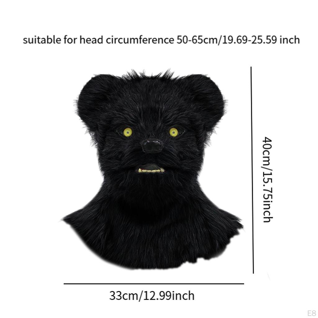 Animal Head Costume Mask for Halloween Role-Playing Fun