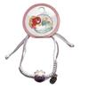 Hand Rope Red Braided Rope Ceramic Cat Pendant Women Hand Ring Minority Maneki Neko Bracelet  Women