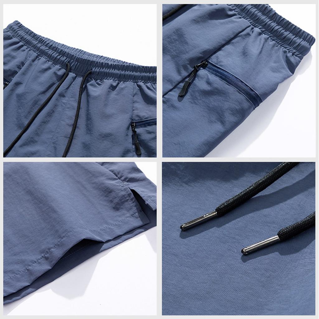 Men's Summer Beach Pants Loose European Size Shorts Men's High Elastic Casual Shorts