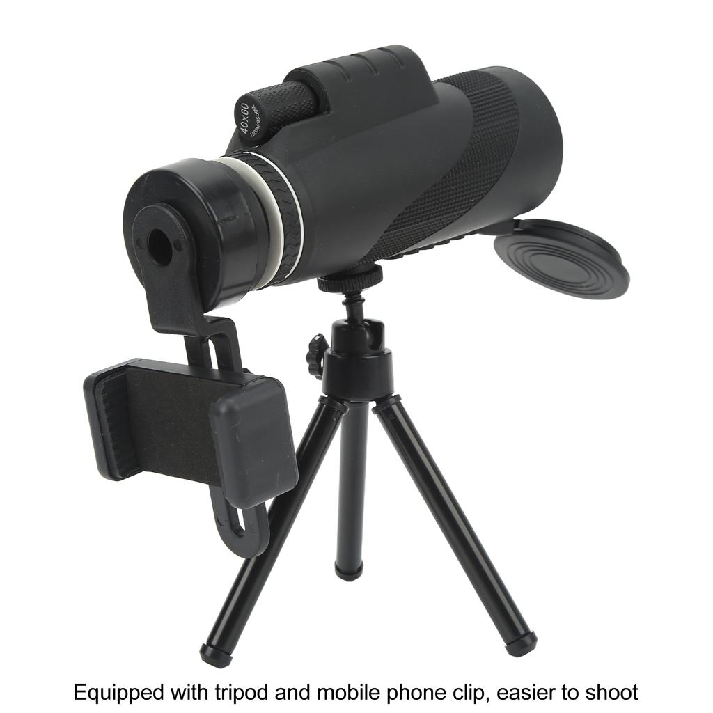 Monocular Telescope 40x60 Portable HD Stand Mobile Phone Camera Telescope with Tripod for Outdoor