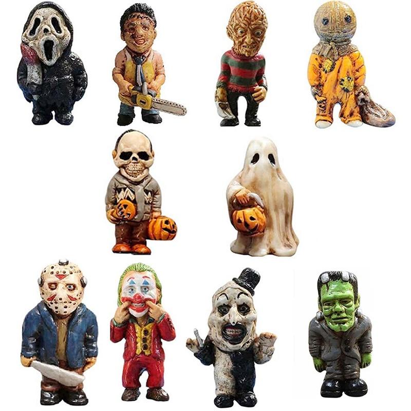 Spooky Horror Gnomes For Halloween Garden Decoration Hand-crafted Resin Figurines
