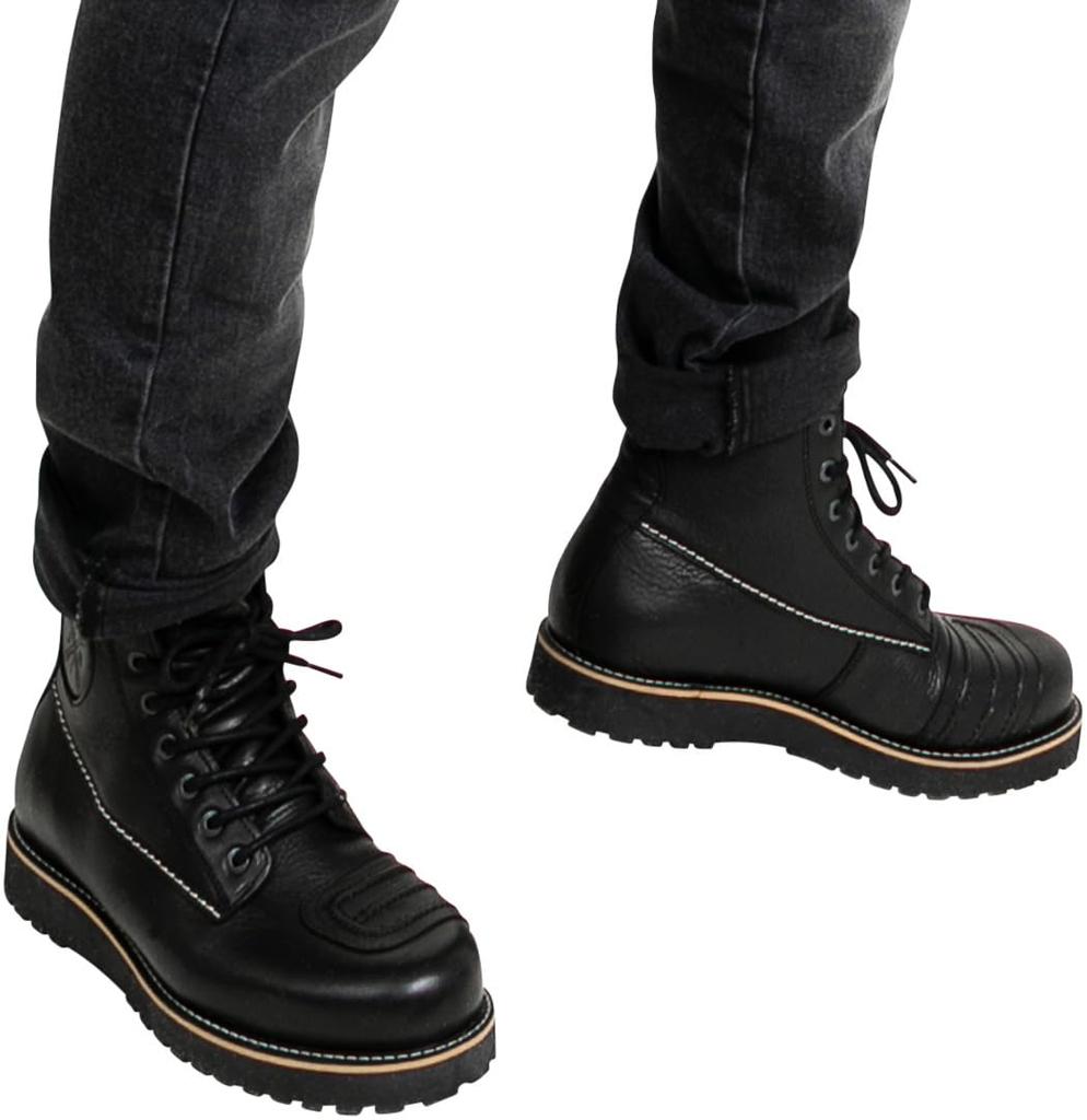 John Doe BUTY KEVLAROWE JOHN XTM MĘSKIE Buty do jazdy Rozmiar DOE® "Iron" (Czarny, 43)