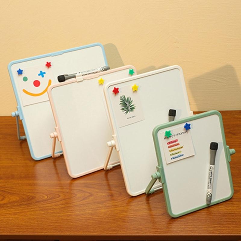 Doppelseitige Whiteboards Message Board Magnetisches Whiteboard mit Markern Hängendes Schreibbrett zum Zeichnen & Schreiben