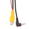 1 stk Videokabel Til GPS-navigator Kabel RCA Til 2,5 mm AV Konverterkabel Bil Bakkamera Parkeringskamera Til Bil DVR
