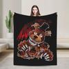 FNAF At Freddys Blankets Fleece Textile Decor  Multi-function Lightweight Thin Throw Blanket for Bedding Travel Plush Thin Quilt