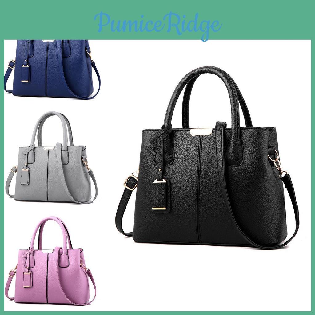 Modern City Chic Women's Handbag With Interior Compartments