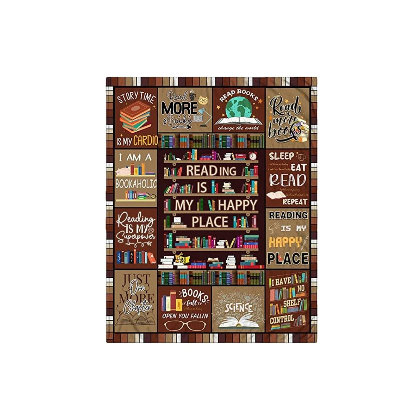 

Подарки любителям книг Подарки книжному клубу Blanket Подарки любителям книг для женщин Подарки для любителей книжной литературы Лучшие подарки на день рождения для книжных червей One Size