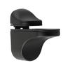 Sleek Wall Mounted Glass Shelf Support Adjustable Bracket In Polished Chrome