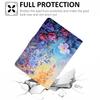 Leather Case for Samsung Galaxy Tab S10 Lite/S10 FE/S9 FE/S9 Pattern Painting Card Slots Stand Tablet Cover with Auto Sleep/Wake
