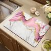 Absorbent Kitchen Diatom Mud Pad: Multi-use for Drain, Countertop, Pot Insulation, Bar Coaster, and Bowl Drying.