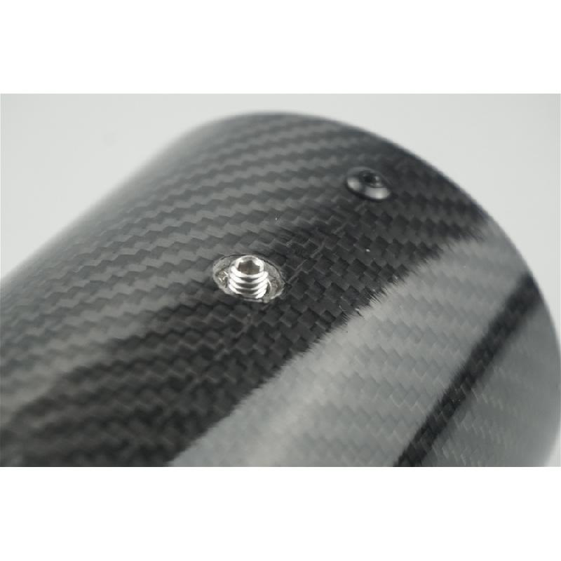 2Pcs 3Inch Inlet 3.66Inch Outlet Car Real Carbon Fiber Exhaust Tips For Bmw Usa