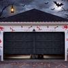 7x16 stop Halloweenský banner na garážová vrata Strašidelná, Hororová postava