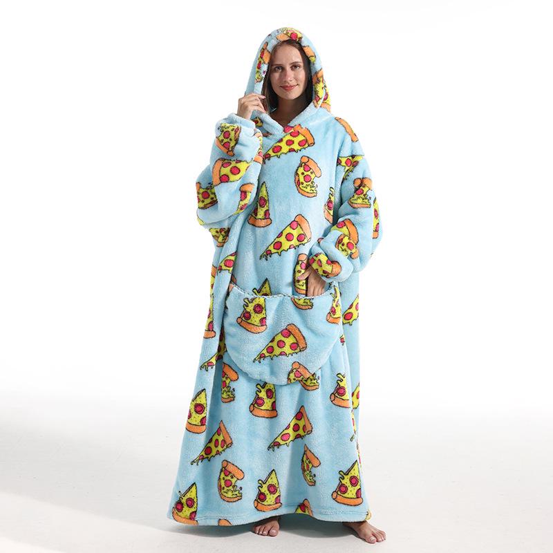 Oversized Wearable Warm Blanket Hoodie Sweater