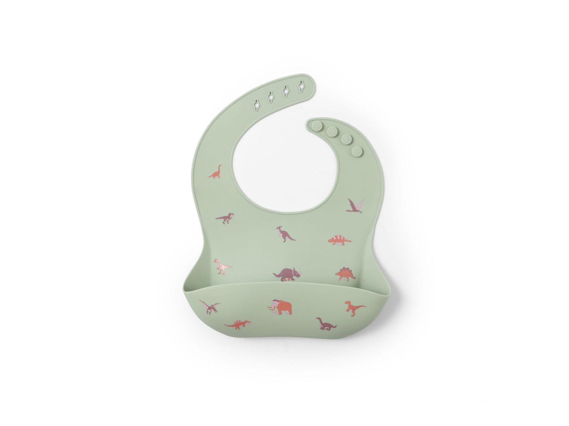 

Waterproof Food-Grade Silicone Baby Bib - Leak-Proof, Self-Feeding, Drool Protection