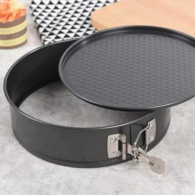 18/20/22/24/26/28 CM Pan Carbon Steel Baking Mold Bakeware Non Stick Spring Form Round Cake Baking Pan Cake Tool Kitchen Gadget
