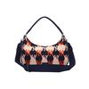 MLB Monogram Polyamide Shoulder Bag, Handbag, Shoulder Bag, Crossbody Bag Regular Women's Dark Marine Blue Casual 3ABQS072N