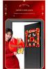 2026 5D Magnetic Fu Character Door Stickers for New Year & Spring Festival - Creative Entrance Décor