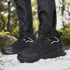 Men's Winter Waterproof Insulated Hiking Boots - Anti-Skid, Warm, Thick Velvet for Outdoor Snow Sports