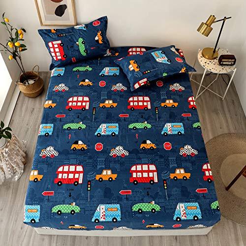 Hip Hop Skateboard Pattern Sheet Three-Piece Digital Printed Sheet Bedding Set Adult Children