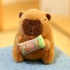 Doll Food Street Capybara Kapibara Doll Pendant Keychain Doll Plush Toy Gift