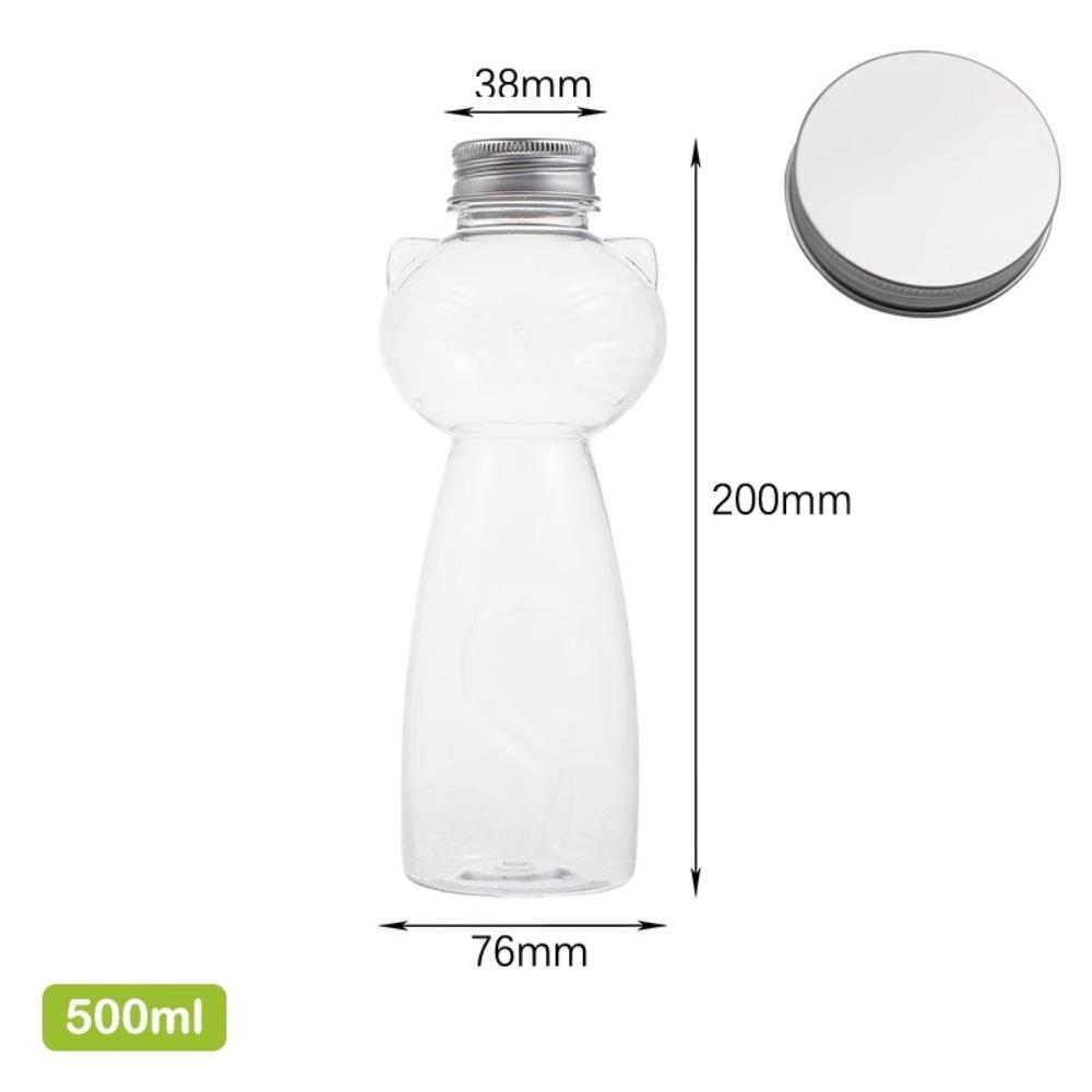 Portable Cat Water Bottles Transparent Drinking Cup Drinking Container Juicing Bottle Home Use